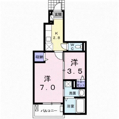 マッシュルーム 105【管理NO：1-022381401-01040】 ★家具家電は申し込み後に搬入します★の物件画像