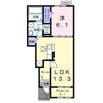 アッファシナンテ　カーサ 103【管理NO：1-027509601-01030】 ★家具家電は申し込み後に搬入します★の物件画像