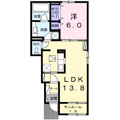 ロジュマン　ココティエⅡ 105【管理NO：1-024362902-01050】 ★家具家電は申し込み後に搬入します 2026年10月中旬入居可能の物件画像