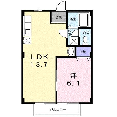 スカイビーンズ広田Ｂ 203【管理NO：1-004181901-02030】 ★家具家電は申し込み後に搬入します★ ★2026年08月中旬入居可能★の物件画像