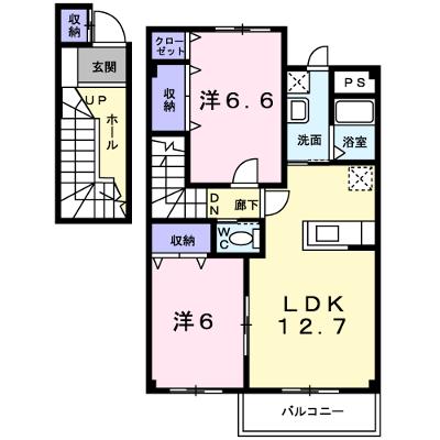 バードウィング・セルバ　Ｂ 202【管理NO：1-010704802-02020】 ★家具家電は申し込み後に搬入します 2026年08月中旬入居可能の物件画像