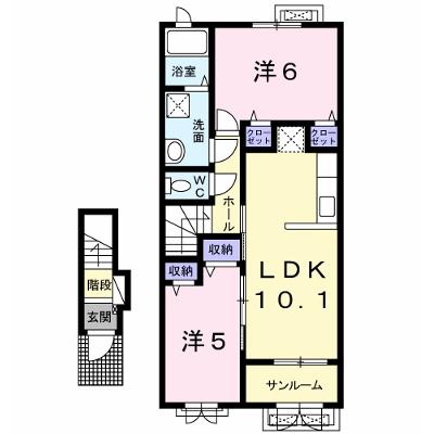 Ｃｏｓｔａ　Ｍｅｓａ　Ⅰ 203【管理NO：1-022501501-02030】 ★家具家電は申し込み後に搬入します★ ★2026年10月上旬入居可能★の物件画像