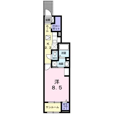 ベルフィミーモ岩切 105【管理NO：1-024299201-01050】 ★家具家電は申し込み後に搬入します★ ★2026年08月上旬入居可能★の物件画像
