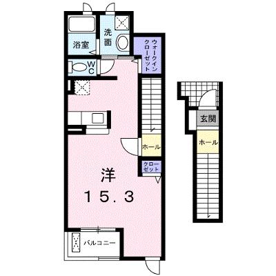 エレガンテ 203【管理NO：1-015969501-02030】 ★家具家電は申し込み後に搬入します★の物件画像
