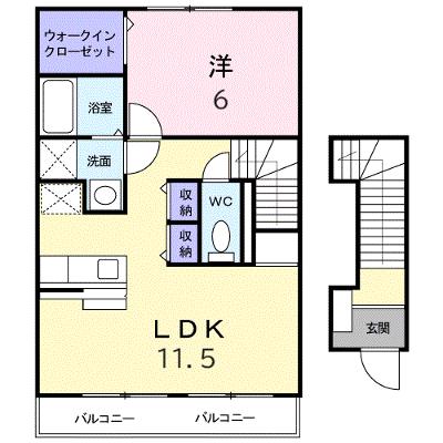 アウスレーゼⅠ 202【管理NO：1-012596601-02020】 ★家具家電は申し込み後に搬入します★の物件画像