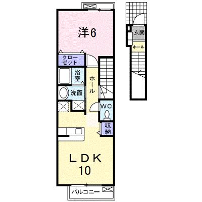 メゾン・ソレイユ 203【管理NO：1-012012801-02030】 ★家具家電は申し込み後に搬入します 2026年08月下旬入居可能の物件画像