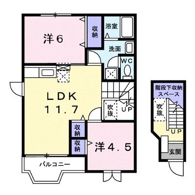 エピナール　Ａ 201【管理NO：1-010155001-02010】 ★家具家電は申し込み後に搬入します 2026年08月下旬入居可能の物件画像