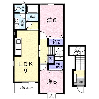 フィオーレ 201【管理NO：1-012522801-02010】 ★家具家電は申し込み後に搬入します 2026年08月下旬入居可能の物件画像