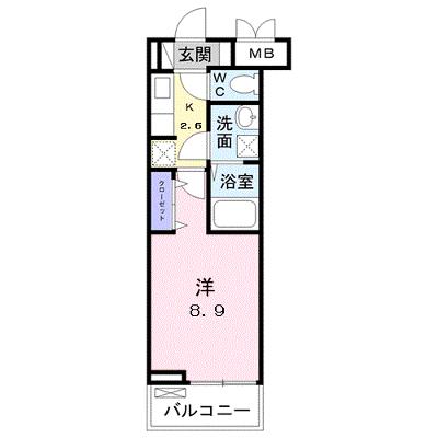 ランドウェル 302【管理NO：1-024057101-03020】 ★家具家電は申し込み後に搬入します 2026年08月中旬入居可能の物件画像