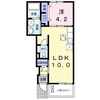 エトワールＢ 103【管理NO：1-022749002-01030】 ★家具家電は申し込み後に搬入します 2026年08月下旬入居可能の物件画像