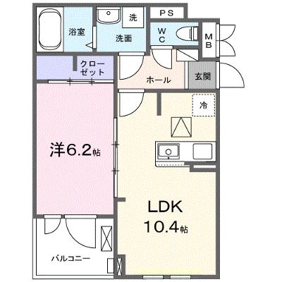 マグノーリエ 101【管理NO：1-027794901-01010】 ★家具家電は申し込み後に搬入しますの物件画像