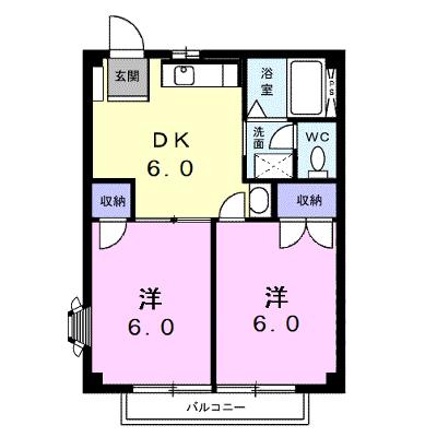 ヒルトップ松山 103【管理NO：1-004753901-01030】 ★家具家電は申し込み後に搬入します 2026年09月上旬入居可能の物件画像
