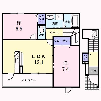 サニー　ＫⅡ 203【管理NO：1-015641002-02030】 ★家具家電は申し込み後に搬入します★ ★2026年10月中旬入居可能★の物件画像