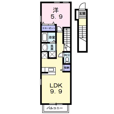 エトワール・Ｋ 203【管理NO：1-012622801-02030】 ★家具家電は申し込み後に搬入します 2026年08月上旬入居可能の物件画像