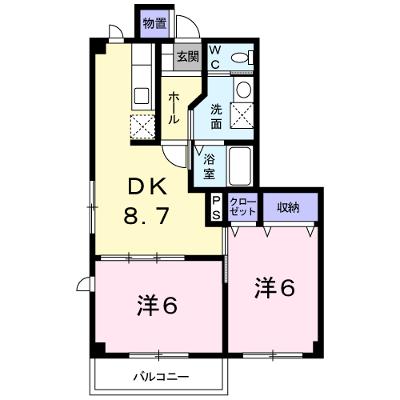 フィオーレ　Ａ 103【管理NO：1-012280201-01030】 ★家具家電は申し込み後に搬入します 2026年08月下旬入居可能の物件画像