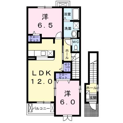 ル・レーブ　Ａ 203【管理NO：1-013244201-02030】 ★家具家電は申し込み後に搬入します 2026年08月上旬入居可能の物件画像
