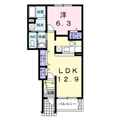 ブライト・ヒルサイドⅣ 102【管理NO：1-014094002-01020】 ★家具家電は申し込み後に搬入します 2026年08月下旬入居可能の物件画像
