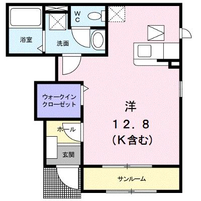 ラ・フォンテーヌ　Ⅳ 104【管理NO：1-021931001-01040】 ★家具家電は申し込み後に搬入します 2026年08月中旬入居可能の物件画像