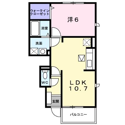 サンパティークⅣ 103【管理NO：1-013464501-01030】 ★家具家電は申し込み後に搬入します 2026年08月下旬入居可能の物件画像