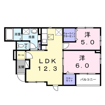 パーシモン 103【管理NO：1-028748401-01030】 ★家具家電は申し込み後に搬入します 2026年12月上旬入居可能の物件画像
