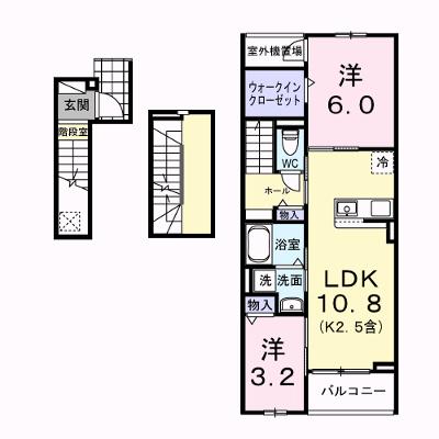 花水木 302【管理NO：1-028422801-03020】 ★家具家電は申し込み後に搬入します 2026年08月中旬入居可能の物件画像