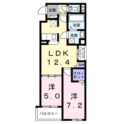 Ｌｅｓ　ａｉｌｅｓ‐レゼル‐ 202【管理NO：1-027247901-02020】 ★家具家電は申し込み後に搬入します 2026年08月下旬入居可能の物件画像