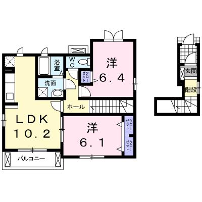 ネモリーノ 201【管理NO：1-016450501-02010】 ★家具家電は申し込み後に搬入します 2026年08月下旬入居可能の物件画像