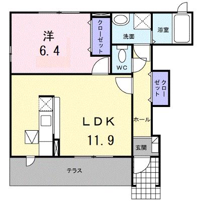 ルミナス・ＭⅡ　Ｂ 101【管理NO：1-015016302-01010】 ★家具家電は申し込み後に搬入します 2026年08月下旬入居可能の物件画像