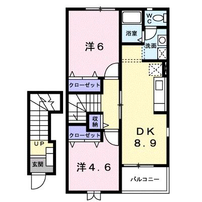 ホワイト・ウェル 203【管理NO：1-011519001-02030】 ★家具家電は申し込み後に搬入します 2026年08月下旬入居可能の物件画像