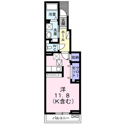 カーサ　ポポラーレ 103【管理NO：1-022769401-01030】 ★家具家電は申し込み後に搬入します★の物件画像