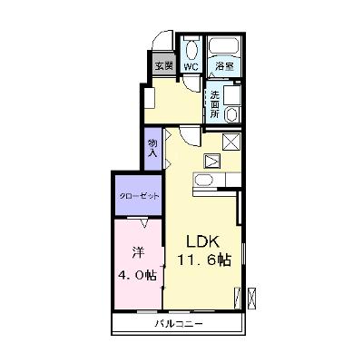 ソレイユ　Ｎ 101【管理NO：1-015809701-01010】 ★家具家電は申し込み後に搬入します 2026年07月下旬入居可能の物件画像