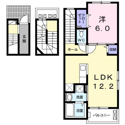 ロジェ 301【管理NO：1-024350501-03010】 ★家具家電は申し込み後に搬入します★ ★2026年08月下旬入居可能★の物件画像