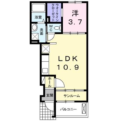 ミニョン・アンジュ 102【管理NO：1-017576201-01020】 ★家具家電は申し込み後に搬入します 2026年08月下旬入居可能の物件画像
