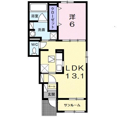 レスポワール　Ｆ 102【管理NO：1-023166201-01020】 ★家具家電は申し込み後に搬入します 2026年08月下旬入居可能の物件画像