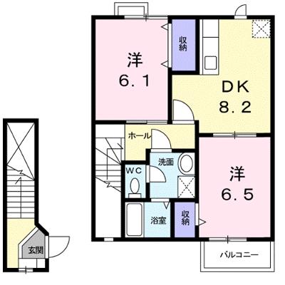 アウローラＡ 204【管理NO：1-007999901-02040】 ★家具家電は申し込み後に搬入します 2026年08月上旬入居可能の物件画像