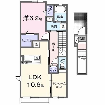 ティープラント飛鳥 205【管理NO：1-027558101-02040】 ★家具家電は申し込み後に搬入します 2026年08月下旬入居可能の物件画像