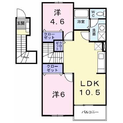 メゾン・エトワール 201【管理NO：1-010974501-02010】 ★家具家電は申し込み後に搬入します 2026年08月下旬入居可能の物件画像