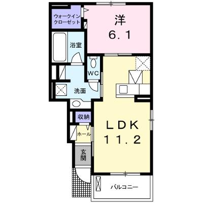 プロムナード弐番館 103【管理NO：1-020719902-01030】 ★家具家電は申し込み後に搬入します 2026年07月下旬入居可能の物件画像