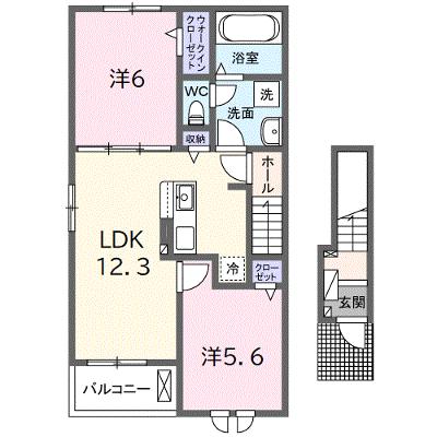 グランデフォルトーネＡ 201【管理NO：1-026802801-02010】 ★家具家電は申し込み後に搬入します★の物件画像