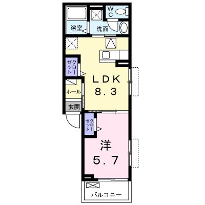 カーサ・ヴェルデ　梶 102【管理NO：1-026613301-01020】 ★家具家電は申し込み後に搬入します★の物件画像