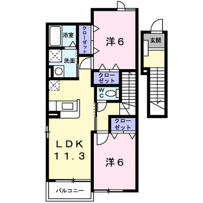 ウイズダム　パレスＡ 201【管理NO：1-013104901-02010】 ★家具家電は申し込み後に搬入します★ ★2026年08月下旬入居可能★の物件画像