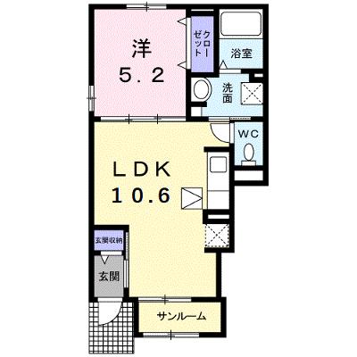 クラール東村　Ａ 101【管理NO：1-024982901-01010】 ★家具家電は申し込み後に搬入しますの物件画像