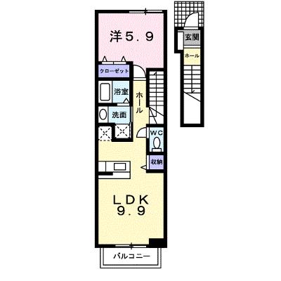 ｏＡｚｏ　Ａ棟 202【管理NO：1-012421101-02020】 ★家具家電は申し込み後に搬入します 2026年08月下旬入居可能の物件画像