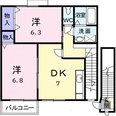 セピアコート宮浦 203【管理NO：1-009411601-02030】 ★家具家電は申し込み後に搬入します 2026年08月下旬入居可能の物件画像