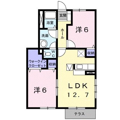 ジュネス　Ｂ 101【管理NO：1-011982602-01010】 ★家具家電は申し込み後に搬入します★ ★2026年08月下旬入居可能★の物件画像
