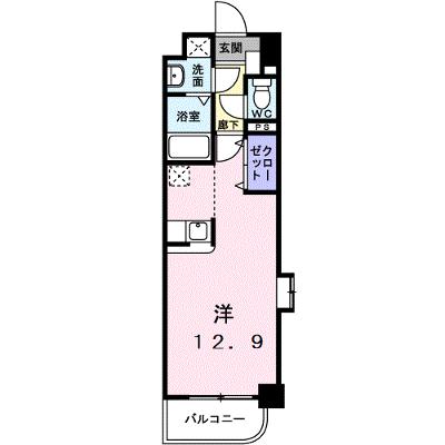 クラシオン・ルガール　イシカワ 406【管理NO：1-013284401-04050】 ★家具家電は申し込み後に搬入します★の物件画像