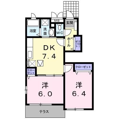 グリーンゲイブルズⅡ　Ｂ 103【管理NO：1-014188902-01030】 ★家具家電は申し込み後に搬入します 2026年08月中旬入居可能の物件画像