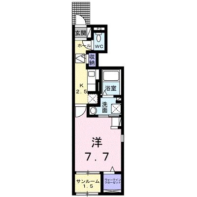 ヒカルサ伊万里ウエストⅡ 101【管理NO：1-027512502-01010】 ★家具家電は申し込み後に搬入します★の物件画像