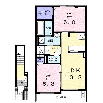 エヴァーレオ　Ⅰ 203【管理NO：1-025023801-02030】 ★家具家電は申し込み後に搬入します★ ★2026年08月下旬入居可能★の物件画像