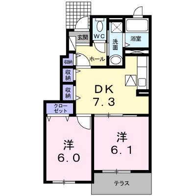 はなみずき　Ｃ 102【管理NO：1-017712203-01020】 ★家具家電は申し込み後に搬入します 2026年08月下旬入居可能の物件画像